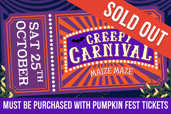 Creepy Carnival Maize Maze - Saturday 25th October 2025