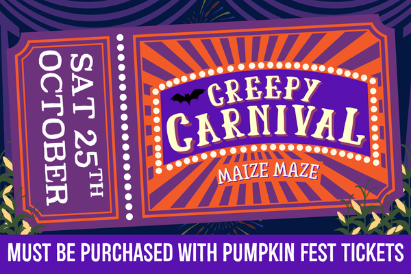 Creepy Carnival Maize Maze - Saturday 25th October 2025