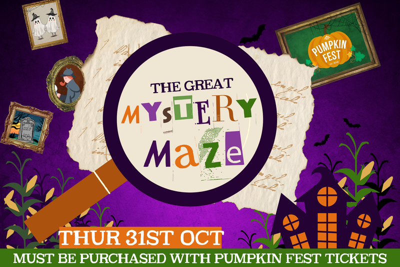 Mystery Maize Maze - Thurs 31st Oct 2024