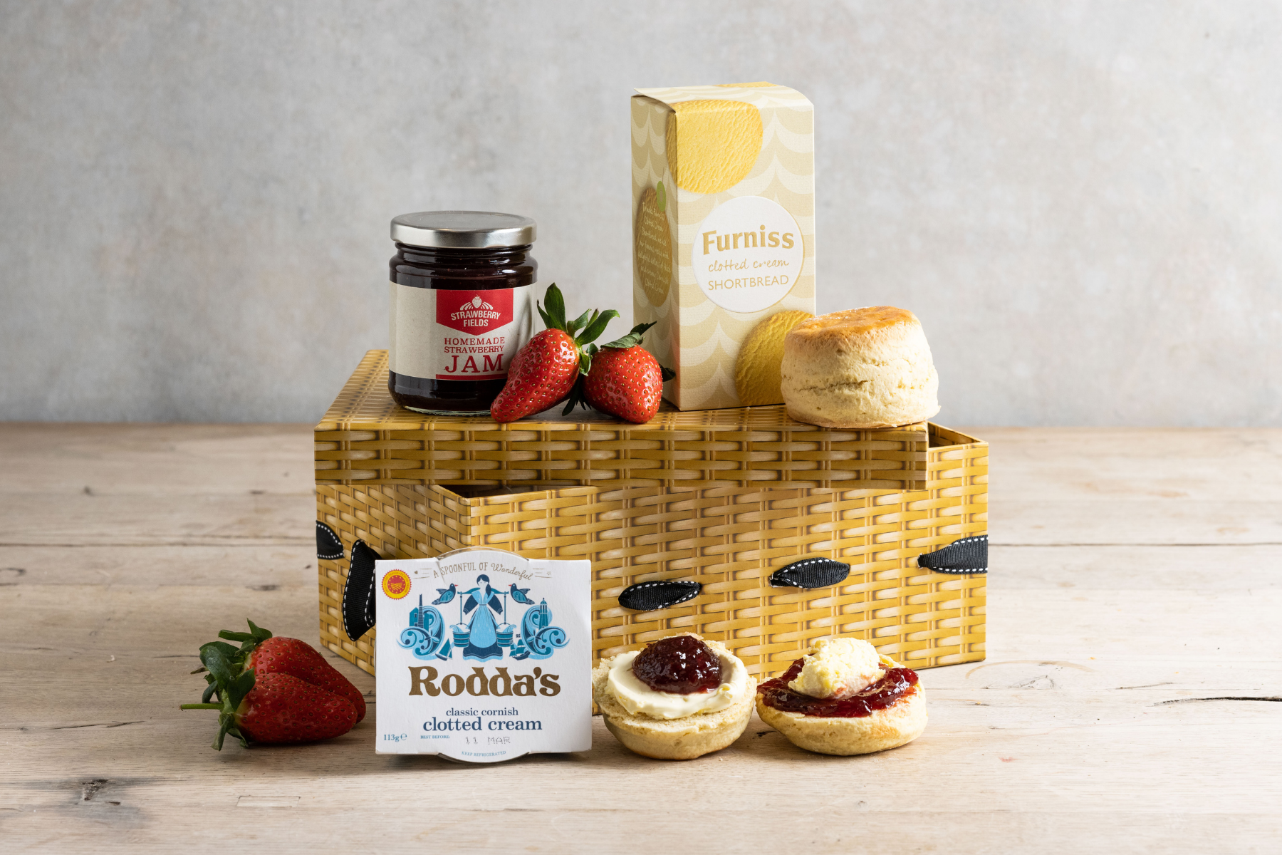 Cream Tea, Biscuit and Tea for 2 – Strawberry Fields Farm Shop